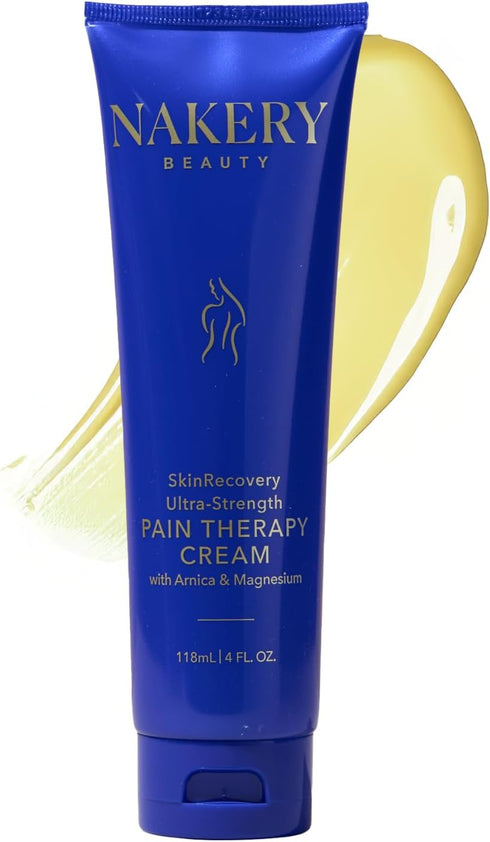Nakery SkinRecovery Pain Therapy Cream, Ultra Strength Magnesium Cream for Leg Cramps,