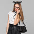 Hicarer 2 Pieces Polka Dot Headbands for Women, Retro Bandana Halloween Dress Up, Vintage Print