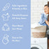 Molly’s Suds Laundry Detergent Sheets, 70 Loads (Ocean Mist) | Gentle on Sensitive Skin, Liquidless & Plastic-Free