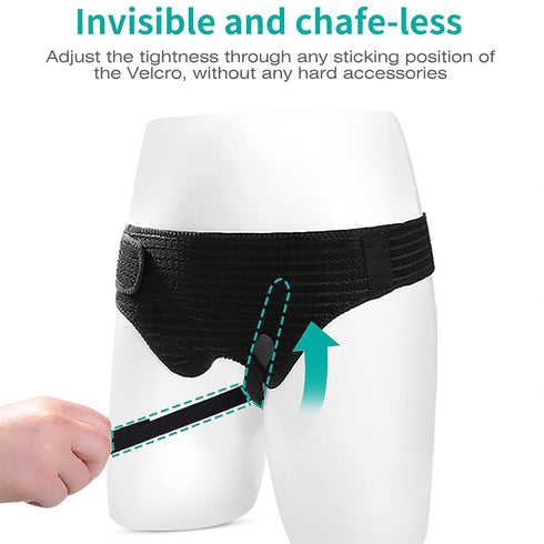 Lefeke Hernia Belts for Men Inguinal - Hernia Support Brace for Groin Pain Relief, Hernia Truss for Bilateral Hernia,