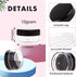 10 Gram Sample Containers with Lids, 10ML Sample Jars, 40 PCS Small Cosmetic Sample Containers for Makeup, Lotion, Eye Shadow, Liquids, Powder, Lip Balms by ZIZEMOJA