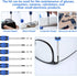 Upgraded Eyeglass Repair Kit with Precision Screwdriver Set, Various Screws, Nose Pads, and Tweezers