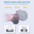 Neck Pillows for Pain Relief, Cervical Support Pillow with Pillowcase, Memory Foam Relaxer for Home & Travel (Black)