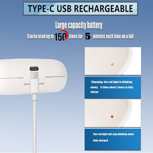 UV-C Toothbrush Sanitizer Cover Case and Holder Electric Travel Toothbrush Cover with Holder for Any Toothbrush Head