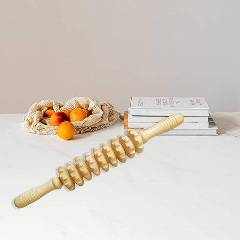 Wood Therapy Massage Tools Manual Massage Roller Stick for Body Sculpting, Maderoterapia Kit- Cellulite Massager
