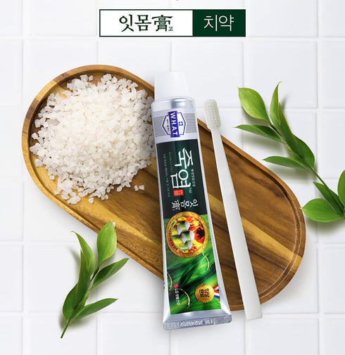 Korean Bamboo Salt Itmomgo Toothpaste, 4.23 oz*3 (Total 12.69 oz) – Jukyeom Toothpaste for Fresh
