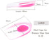 Heel Cups Gel Cushion Pads for Spur Relief, Heel Pain Shock Absorbing Support, Shoe Pads for Women Size 9-13, 2 Pairs