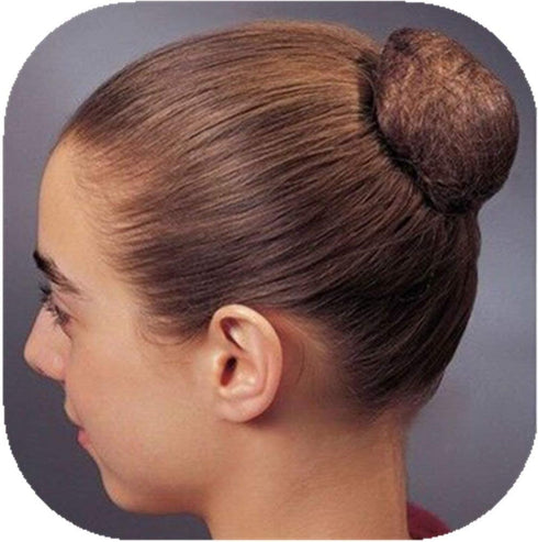 KKTech Pack of 15 Hair Nets, Invisible Elastic Edge Mesh, 50cm (Coffee)