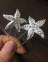trendy Hairpin Starfish Hair Jewelry Star Rhinestone bobby pin Bridal Hair Pin barrette hair clip Crystal Headpiece Wedding Women Hair Accessory Prom Hair Dress 6pcs