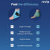 Pack REVIX Ankle Ice Wrap for Plantar Fasciitis & Foot Pain Relief, Reusable Gel Cold Compress Wrap for Feet Swelling