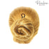 Parcelona French Sleek Tortoise Shell Large Hair Pin Sticks, 3 1/2" Celluloid, Set of 2 for Women and Girls