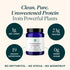 Ora Organic Vegan Protein Powder - 23g Plant Based Pea Protein + Superfood - Unflavored, 20 Servings, Digestive Enzyme