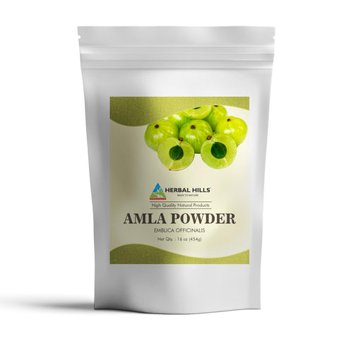 Herbal Hills Amla Powder 454 gms, Indian Gooseberry Rich in Antioxidants (16 Ounce Pack of 1)