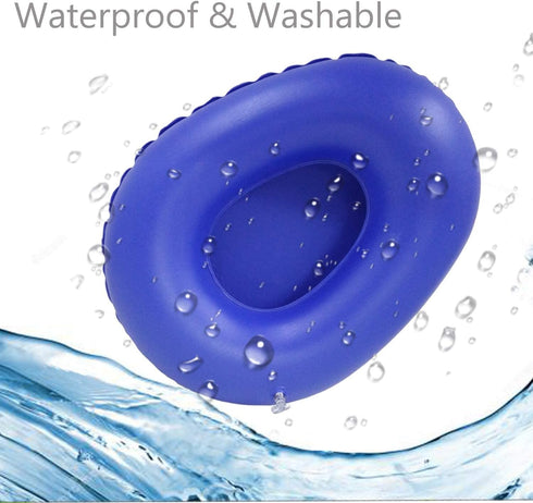LiXiongBao Portable Air Bedpan, Inflatable Cushions Potty for Home Hospital Elderly Bedridden, Washable Air Inflation