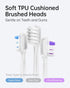 Laifen Cushioned Toothbrush Heads, 6 Count Replacement for Laifen Wave Electric Toothbrush