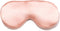 Fishers Finery 25 Momme 100% Mulberry Silk Eye Mask with Adjustable Strap (Pink)