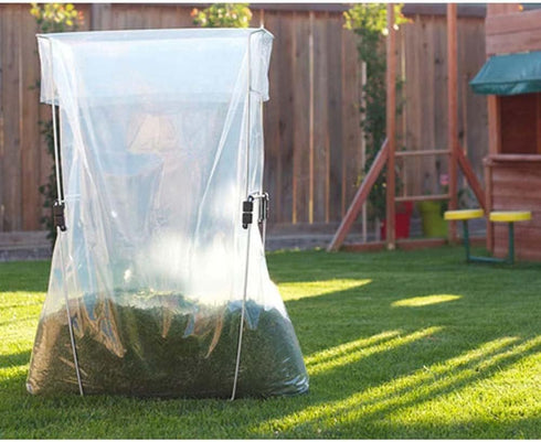 Pekky 30 70 Counts Gallon Clear Large Trash Bags (Lawn and Leaf)