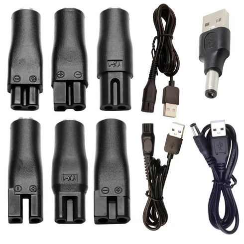 Power Cord 5V Replacement Charger USB Adapter for Electric Hairdressers, Shavers, Purifiers, Table Lamps and Others,