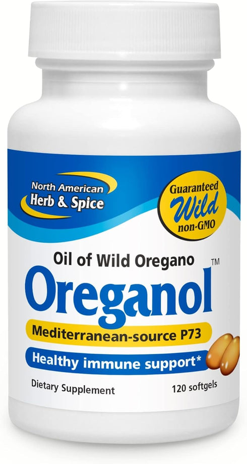 North American Herb and Spice Oreganol P73 Softgels, 120 Count