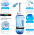 Darate Neti Pot Sinus Rinse Bottle, 500ML Nose Wash Cleaner for Adult & Kid, BPA Free with Sticker Thermometer