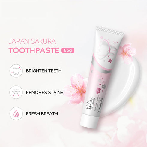 Manyakai Sakura Infused Daily Care Toothpaste - for a Refreshing Clean and Confident Smile White One Size