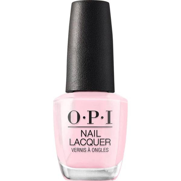 OPI Nail Lacquer Sheer Light Nude Pink Crème, Chip Resistant Nail Polish, Vegan, Fast Drying