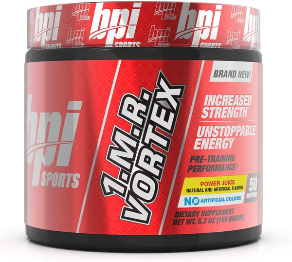 BPI Sports 1.M.R Vortex Pre Workout Powder, Non Habit Forming, Sustained Energy & Nitric Oxide Booster, 5.3 Ounce