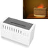 Respicefinem White Noise Flame Diffuser USB White Noise Simulation Flame Aromatherapy Machine Simulation Flame