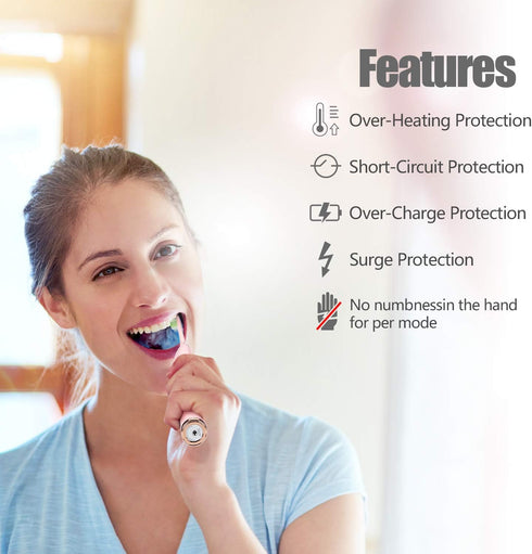 Toothbrushes,5 Bristles,1 Heads,IPX8 Sonic Electric Toothbrush,USB Rechargeable Modes with Timer, Sensitive Gum Care