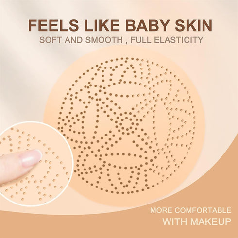 Mushroom Head Air Cushion CC Cream, BB Cream Foundation for Mature Skin, Moisturizing Concealer, Long-Lasting, Medium