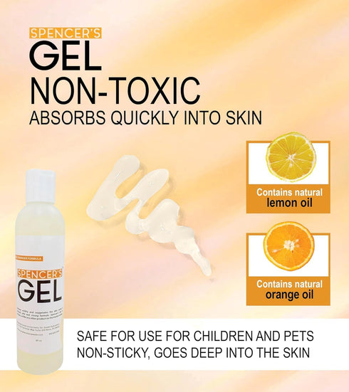 Spencer's Gel Alkaline Formula (8oz) - High-pH Solution for Stubborn Skin Issues, Non-Stinging