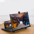 KEMANI 12" Magnifier,3D Screen HD Mobile Phone Magnifier Projector Screen Enlarger for Movies,Videos,Gaming,Foldable