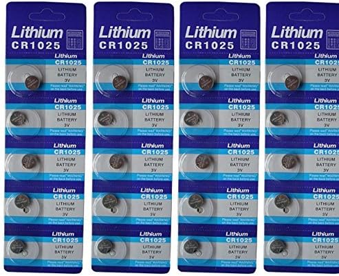 Generic Cr1025 Br1025 1025 3V Lithium Batteries 20 Pcs 4 Cards FBA