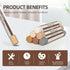 Sticks,6 Boncart Wood Filler Colors Wood Wax Crayons,Easy Repair Scratches, Scuffs, Cracks and Nail Holes on Wood