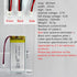 DC 3.7V 550mAh 502248 Rechargeable Lithium Polymer Battery, Suitable for DIY 3.7-5V Electronic Products with Built-in 2-Wire Battery Replacement and LED Lights