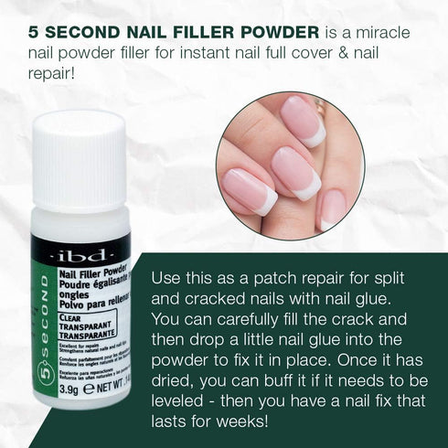 IBD 5 Second Nail Filler Powder
