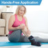 NEWGO Black Ice Pack Wrap for Foot, Plantar Fasciitis Relief, Gel Cold Pack for Ankle Swelling & Sprained Heels