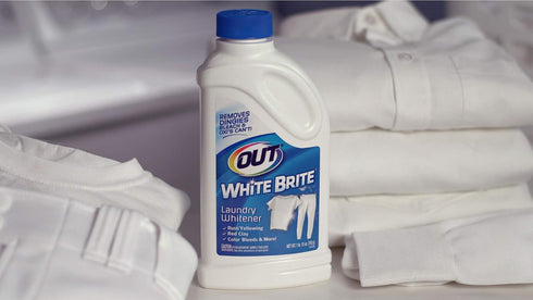 OUT White Brite Laundry Whitener & Rust Stain Remover Powder - Brightening Formula