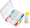 zeeho Lockable Weekly Pill Organizer 2 Times a Day,Secure AM PM Pill Box