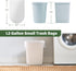 Jaoul 1.2 Gallon Small Trash Bags, 60 Counts, Unscented Strong Bathroom Trash Bags for 1 Gallon Cans, White