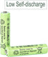 12 Packs 1.2V AAA 400mAh Ni-MH Rechargeable Batteries for Garden Solar Lights