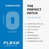 Flexd G6 Adhesive Patches - Waterproof Overpatch for Dexcom G6, Durable CGM Adhesive Patches, 35 Pcs Clear