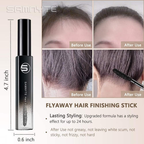 Samnyte Hair Wax Stick for Flyaways, Long-Lasting Hair Tamer Stick for Baby Hair Styling