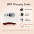 HUGJOG 9 Electric Gua Sha Face Massager, Heated Gua Sha Tool with Heat & Vibration Levels, Rechargeable Face Vibration