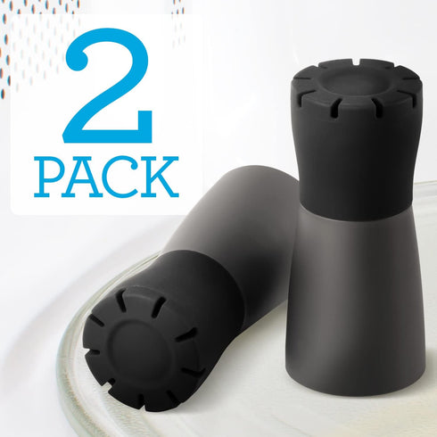 IMPRESA Microwave Steam Cleaner, 2 Pack for Quick & Effortless Cleaning - Just Add Vinegar & Water