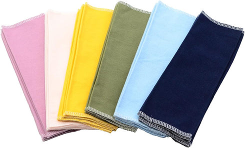 Reusable Paperless Towels, Washable 100% Cotton Cloth - 30 Pack 10'' X 10'' Eco Friendly Paper Towels