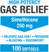 P Puregen Labs High Potency Gas Relief Softgels, Simethicone 250 mg for Pressure, Bloating, 200 Count