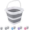 Collapsible Bucket, 5L 1.3 Gallon Small Cleaning Mop Bucket, Portable Plastic Foldable for Household, Camping