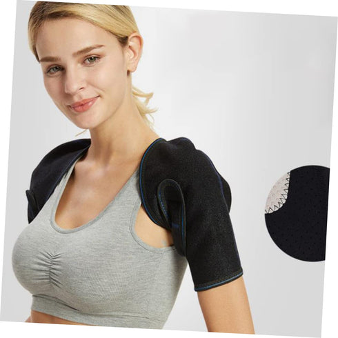 Heating Pad for Shoulders Back Neck Massager Heat Rotator Cuff Relief Breathable Support Belt Magnetic Therapy