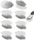 Dish Cleaning Soap Dispensing Brush Refills for OXO - 8 Pack Brush Head Replacement for Scrubber (Grey)